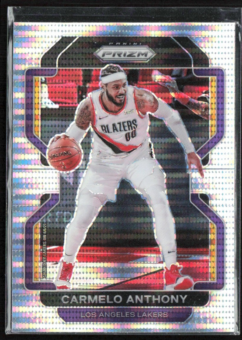 Carmelo Anthony 2021 Panini Prizm Pulsar #11 Los Angeles Lakers