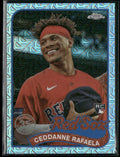 Ceddanne Rafaela 2024 Topps Chrome 1989 Silver Pack Mojo Refractor RC #T89C-20