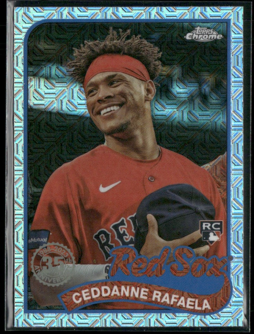 Ceddanne Rafaela 2024 Topps Chrome 1989 Silver Pack Mojo Refractor RC #T89C-20