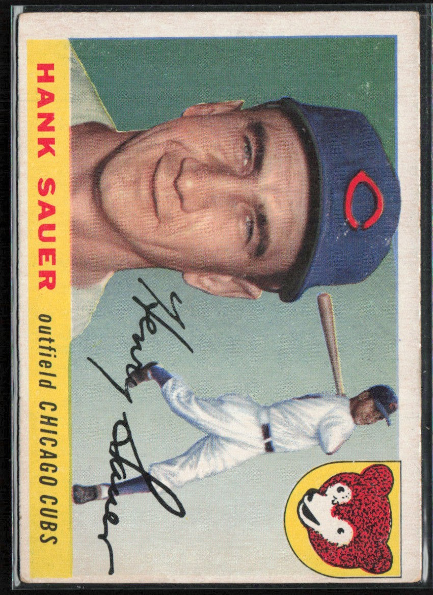 Hank Sauer 1955 Topps #45 Chicago Cubs