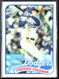 Freddie Freeman 2024 Topps Chrome 1989 Design #89CU-16 Los Angeles Dodgers