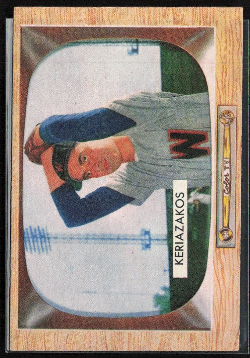 Gus Keriazakos 1955 Bowman #14 Washington Senators