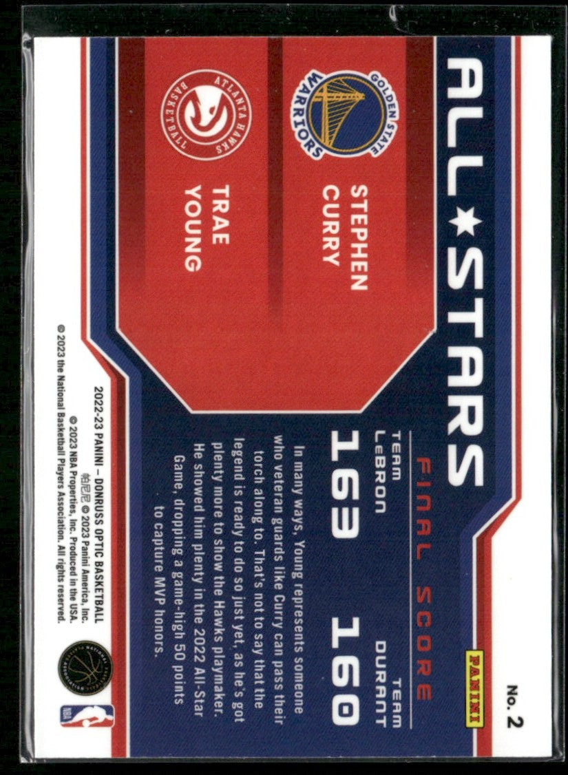 Stephen Curry/Trae Young 2023 Donruss Optic All Stars #2