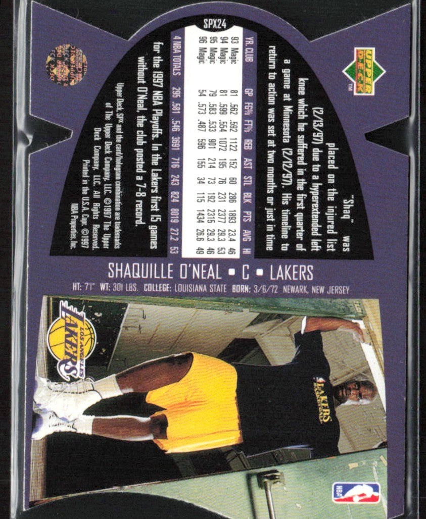 Eddie Jones/Shaquille O'Neal 1997 Fleer Game Breakers #5 Los Angeles Lakers