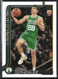 Hugo Gonzalez 2025 Topps RC #228 Boston Celtics