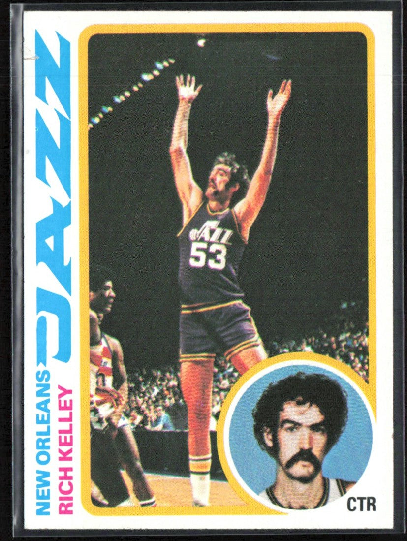 Rich Kelley 1978 Topps #114 New Orleans Jazz
