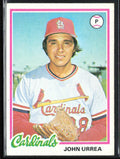 John Urrea 1978 Topps RC #587 St. Louis Cardinals