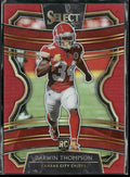 Darwin Thompson 2019 Panini Select Concourse Red Prizm RC /99 #59