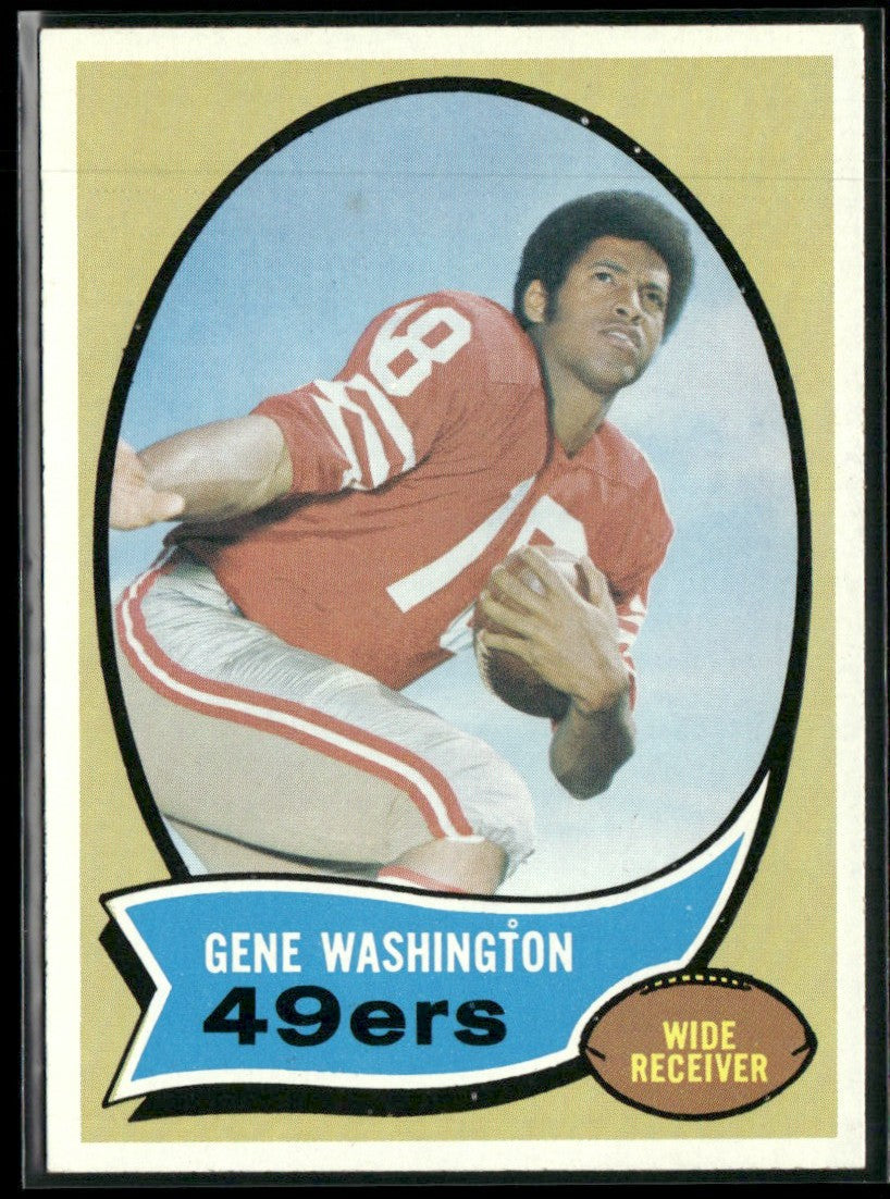 Gene Washington 1970 Topps RC #81 San Francisco 49ers