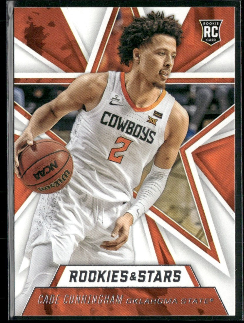 Cade Cunningham 2021 Panini Chronicles Rookies & Stars Draft Picks RC #301