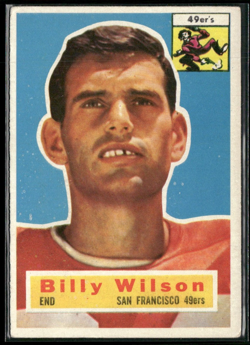 Billy Wilson 1956 Topps #62 San Francisco 49ers
