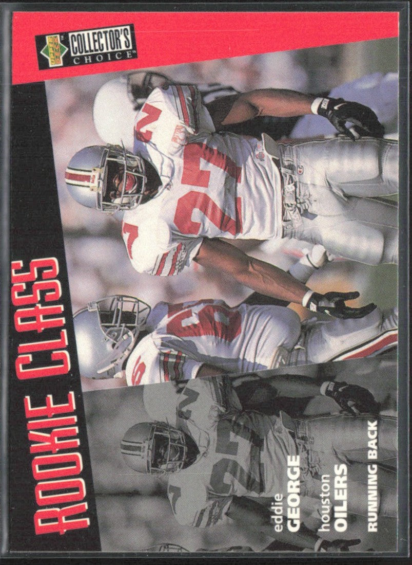 Eddie George 1996 Collector's Choice RC #12 Houston Oilers