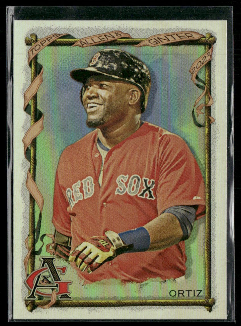David Ortiz 2023 Topps Allen & Ginter Foil #178 Boston Red Sox