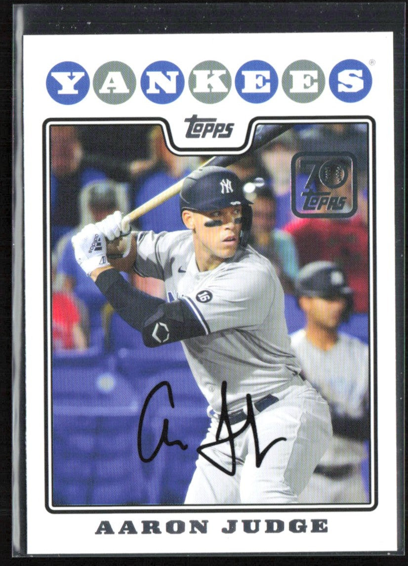 Aaron Judge 2021 Topps 70 Years of Topps #70YT-58 New York Yankees