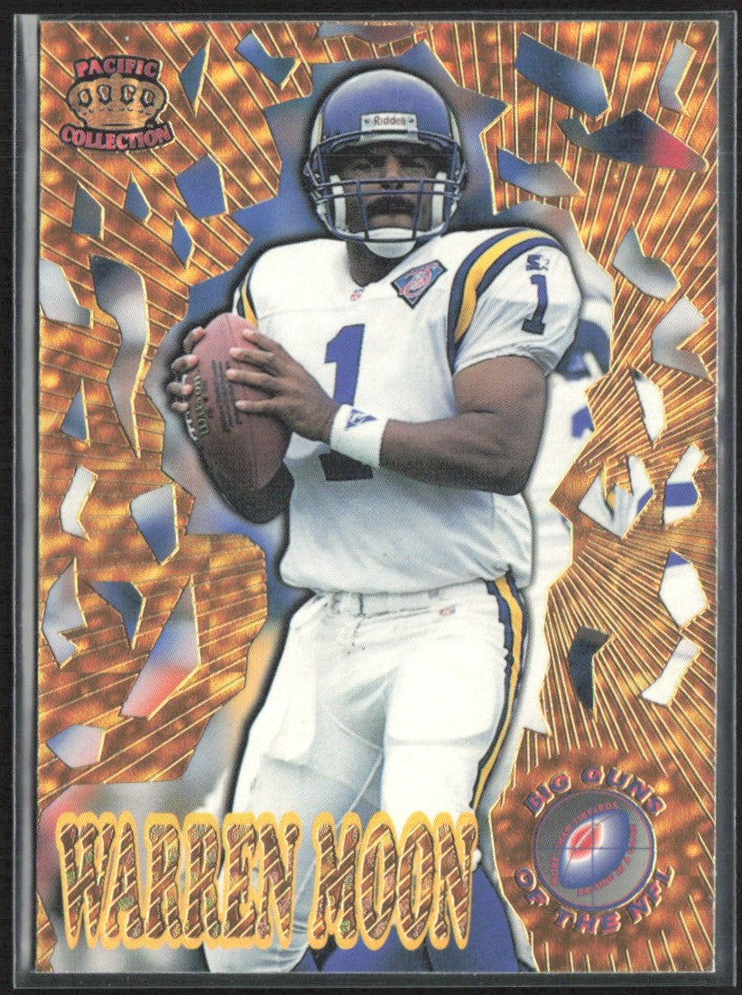 Warren Moon 1995 Pacific Big Guns #3 Minnesota Vikings