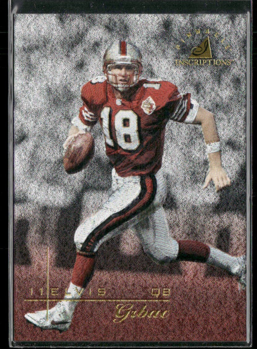 Elvis Grbac 1997 Pinnacle Inscriptions #6 San Francisco 49ers