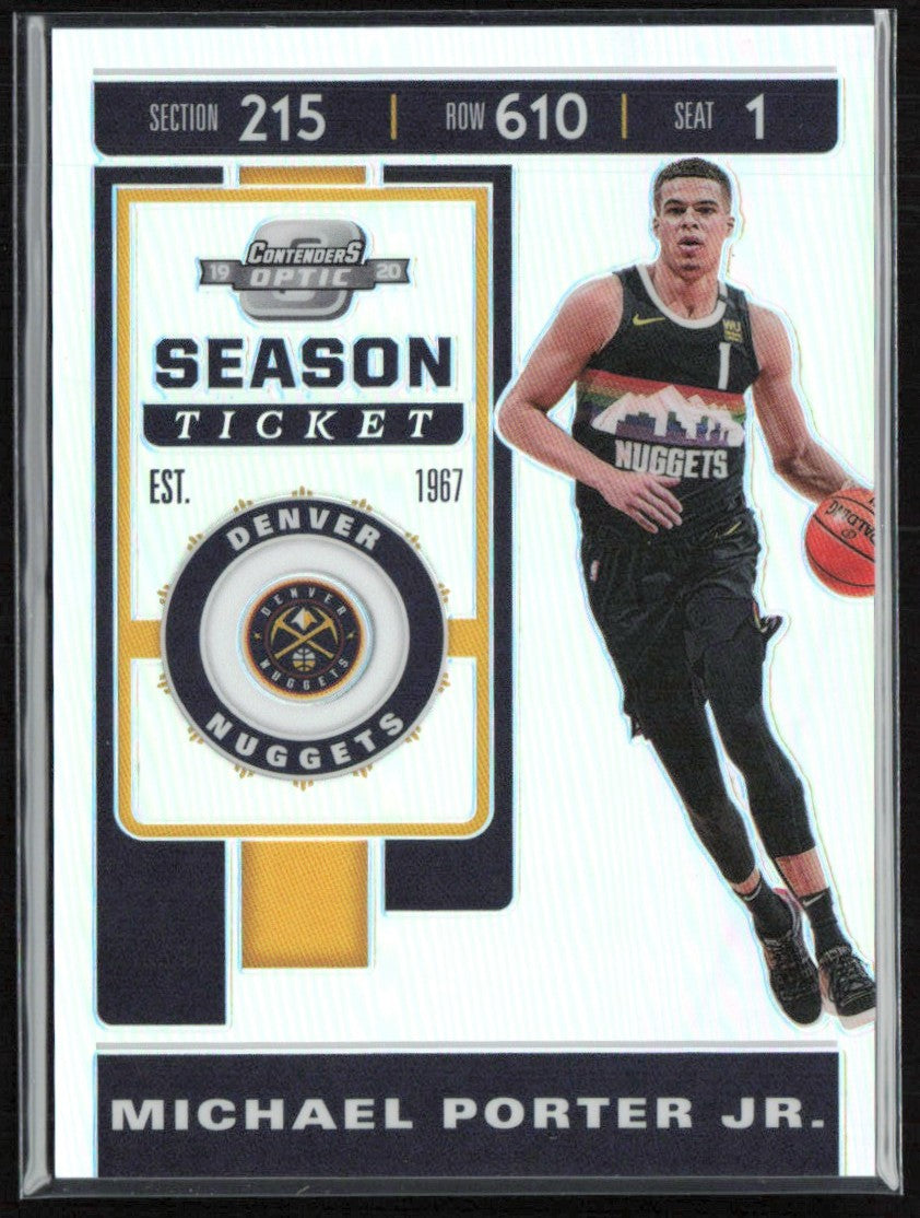 Michael Porter Jr. 2019 Panini Contenders Optic Holo Silver Prizm #61