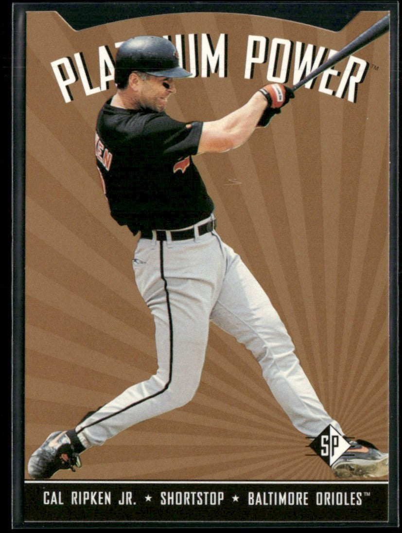 Cal Ripken Jr. 1996 Upper Deck SP Platinum Power #PP-16 Baltimore Orioles