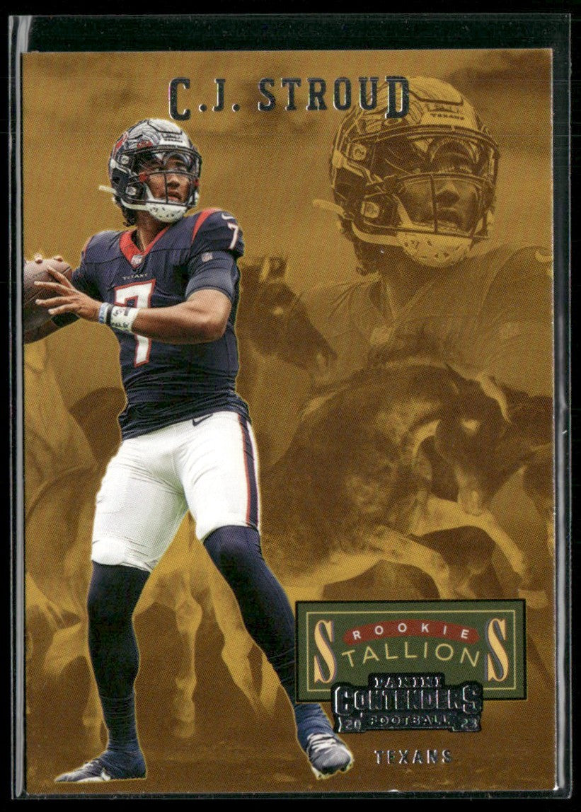 C.J. Stroud 2023 Panini Contenders Rookie Stallions RC #6 Houston Texans
