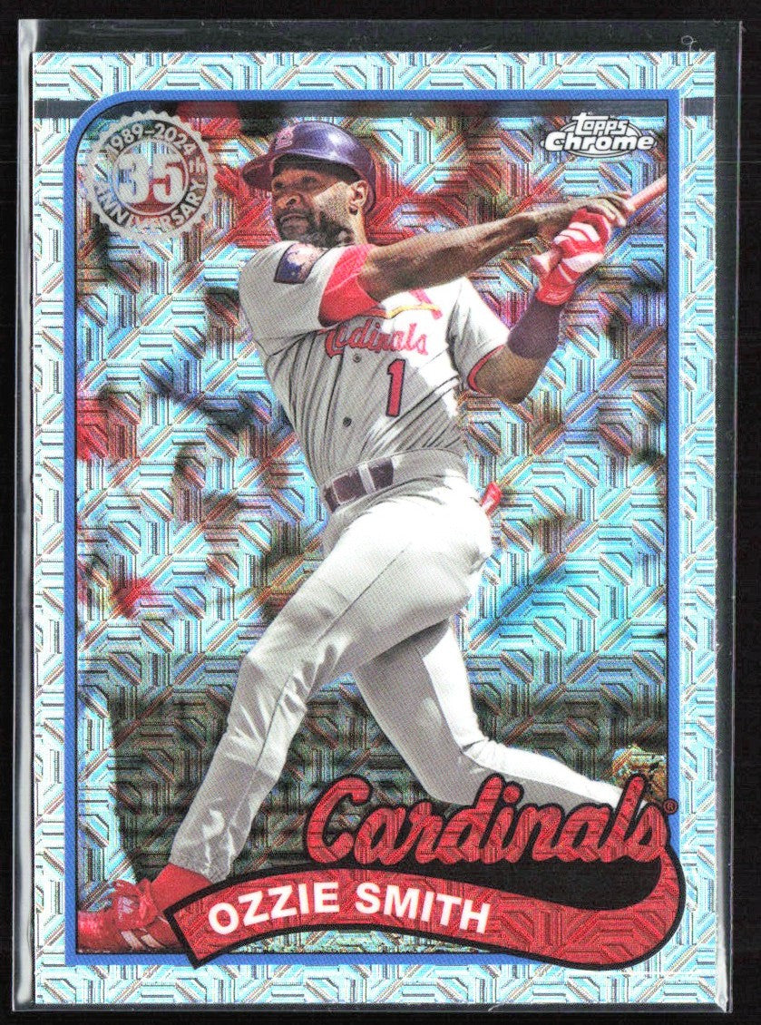 Ozzie Smith 2024 Topps Chrome 1989 Silver Pack #2T89C-6 St. Louis Cardinals