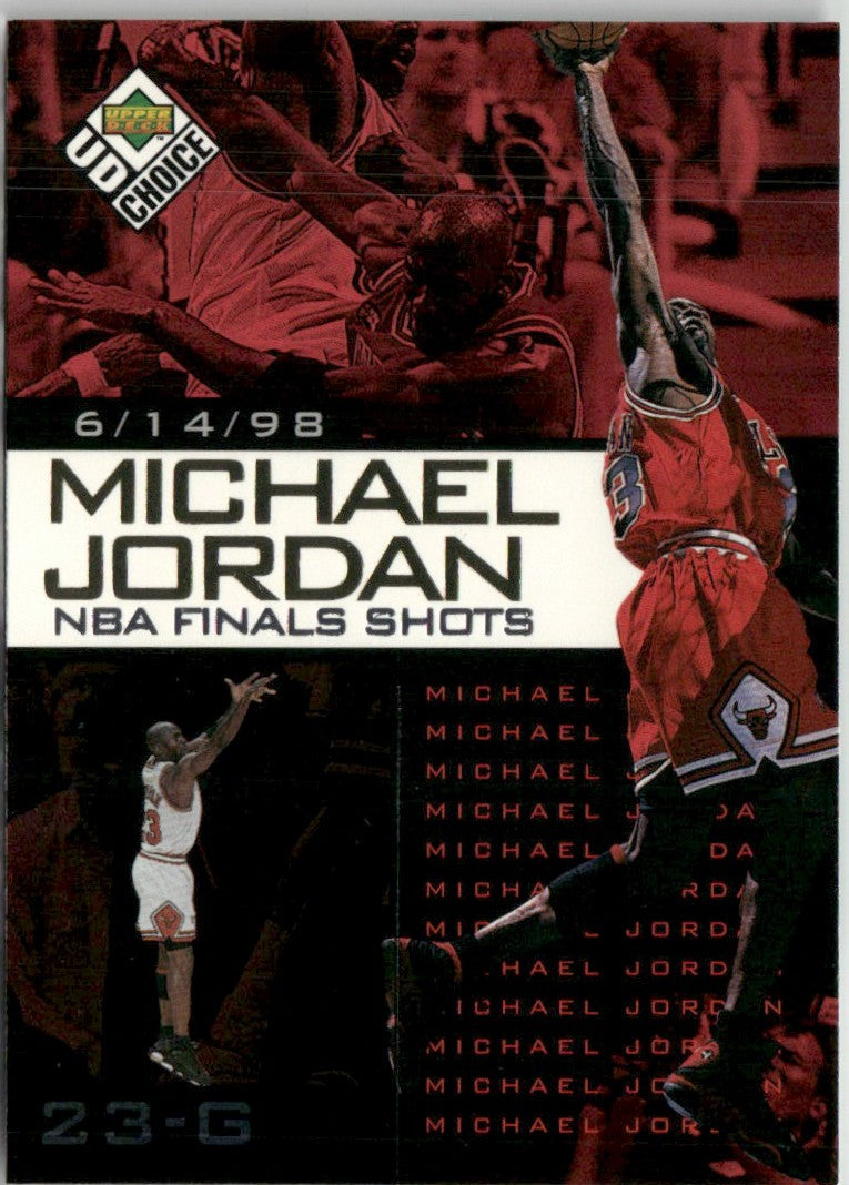 Michael Jordan 1998 UD Choice NBA Finals #9 Chicago Bulls