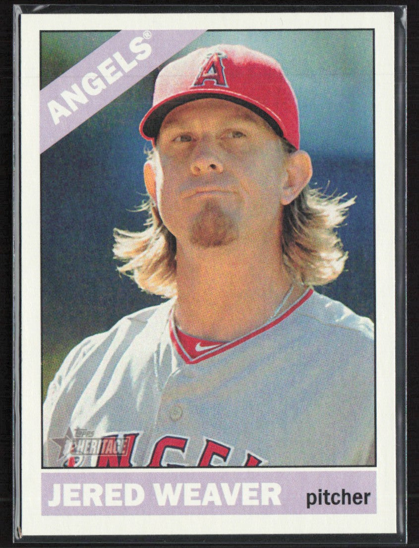 Jered Weaver 2015 Topps Heritage SP #433 Los Angeles Angels