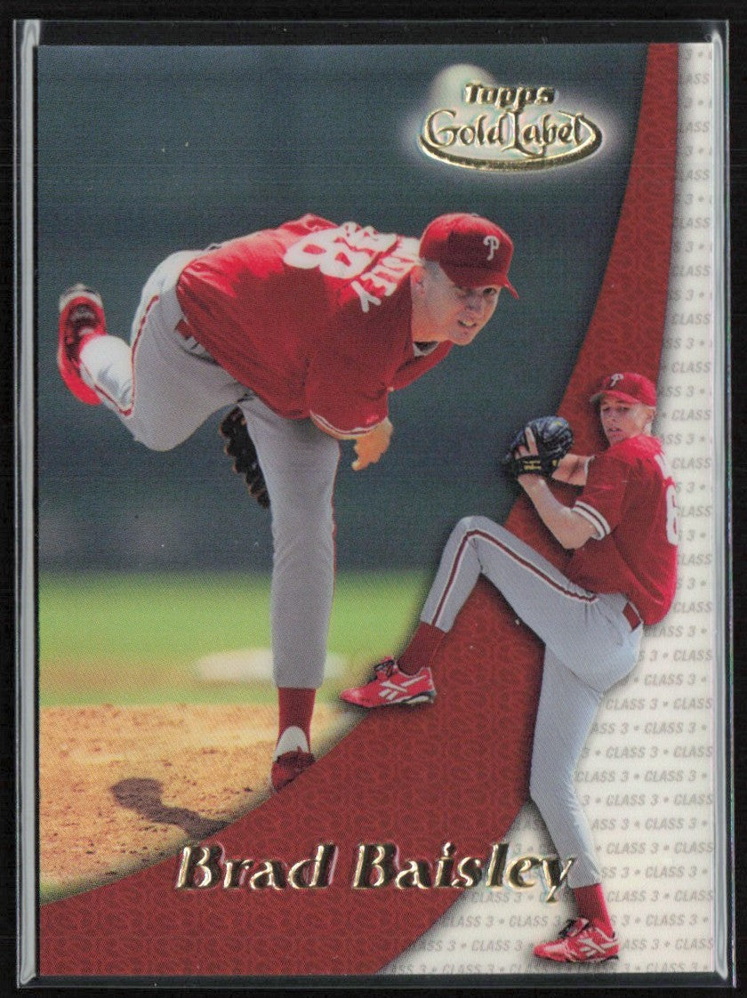 Brad Baisley 2000 Topps Gold Label Class 3 RC #96 Philadelphia Phillies