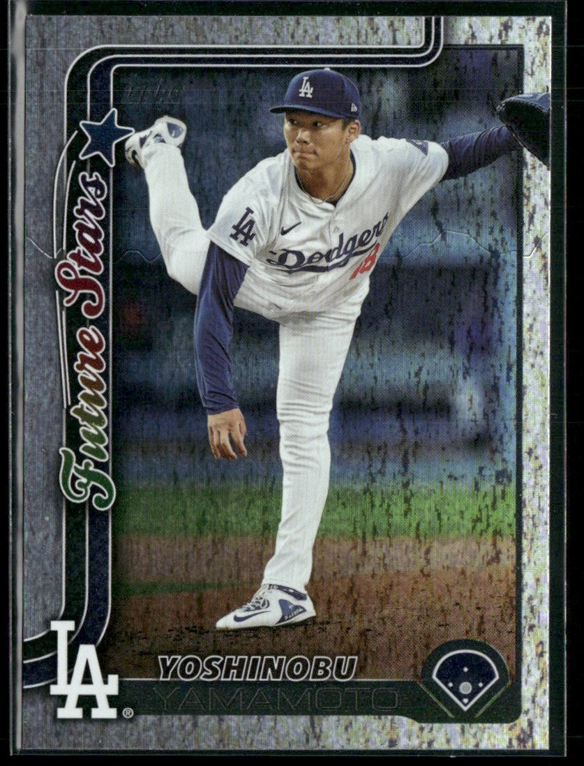 Yoshinobu Yamamoto 2025 Topps Foilboard #231 Los Angeles Dodgers