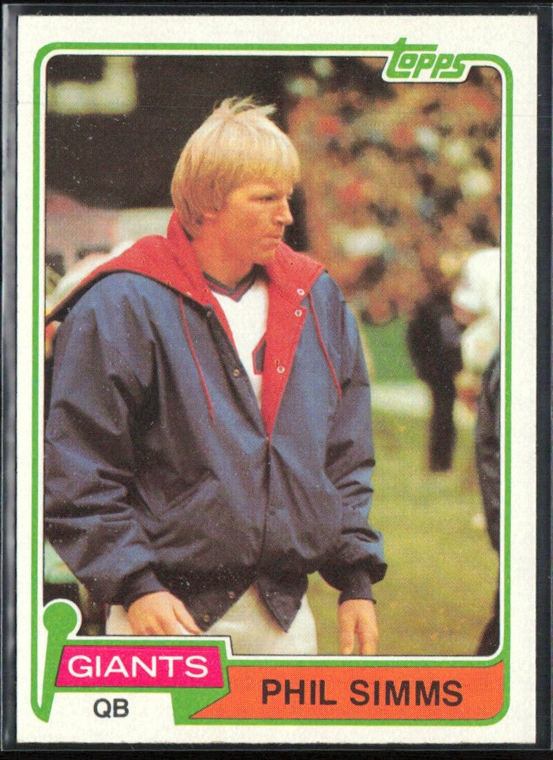 Phil Simms 1981 Topps #55 New York Giants