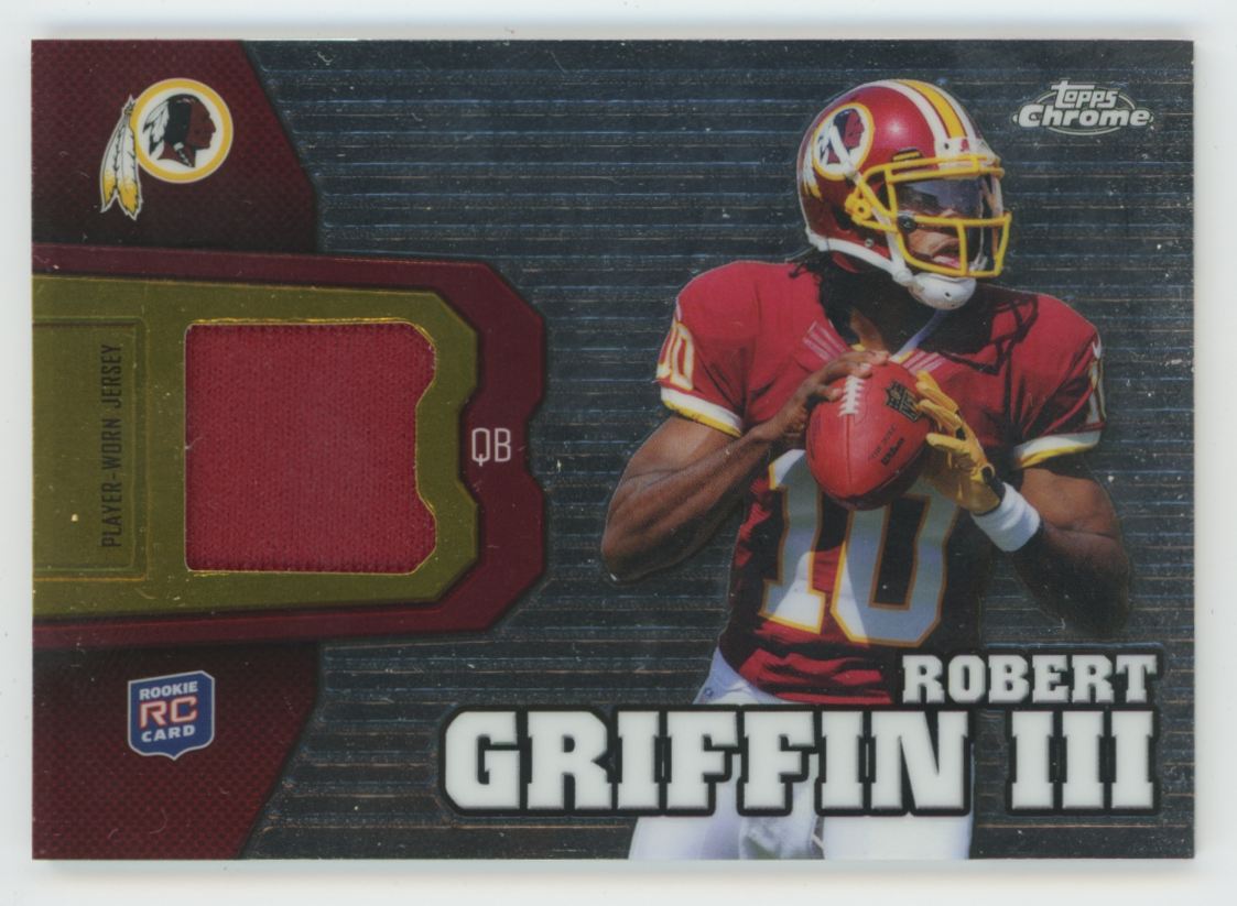 Robert Griffin III 2012 Topps Chrome Rookie Relics RC Jersey #RR40