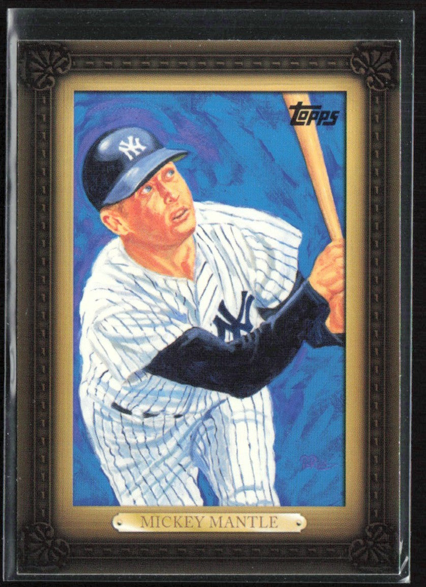 Mickey Mantle 2008 Topps Walmart Dick Perez #WMDP7 New York Yankees