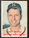 Andy Pafko 1957 Topps #143 Milwaukee Braves