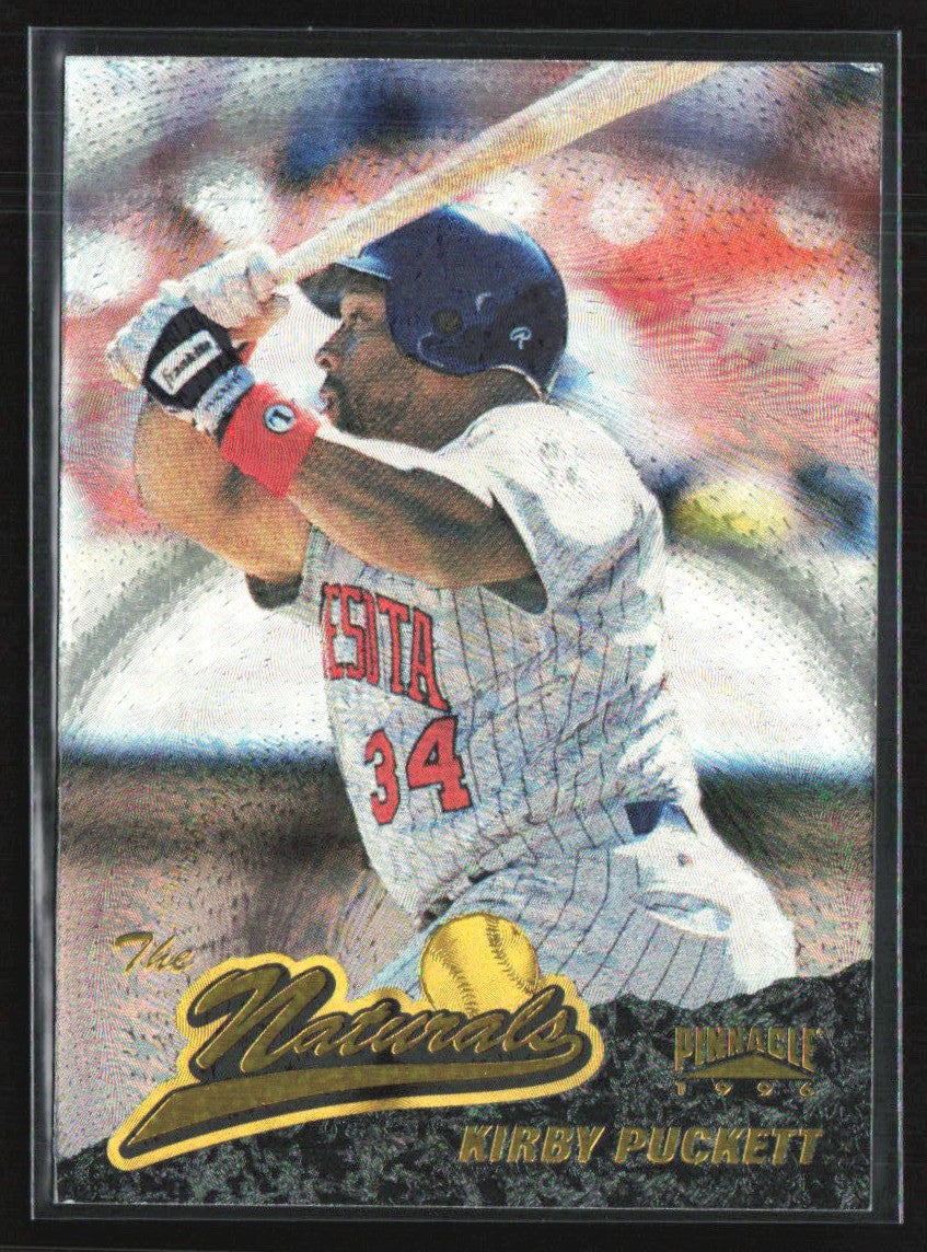 Kirby Puckett 1996 Pinnacle Starburst The Naturals #82 Minnesota Twins