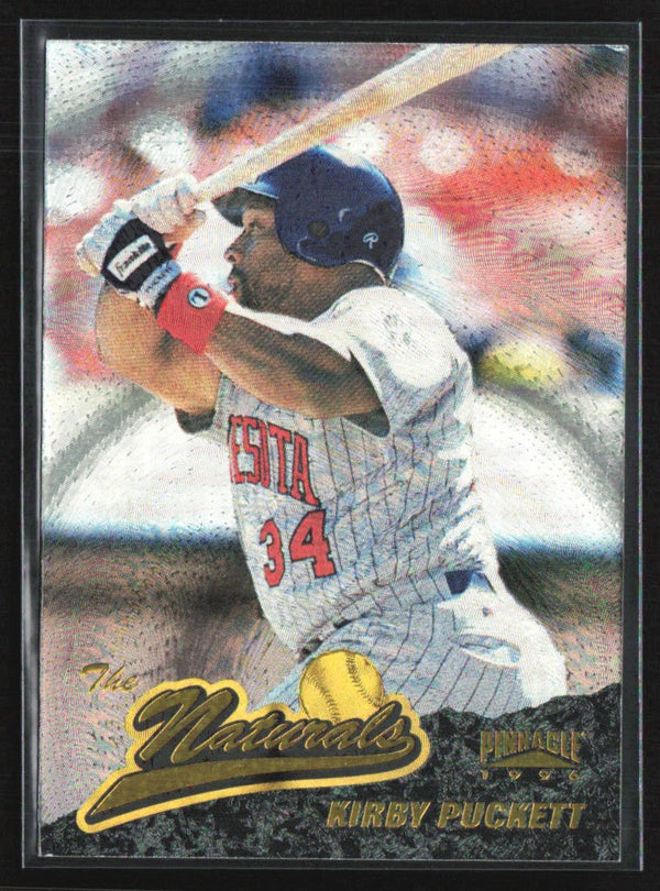 Kirby Puckett 1996 Pinnacle Starburst The Naturals #82 Minnesota Twins