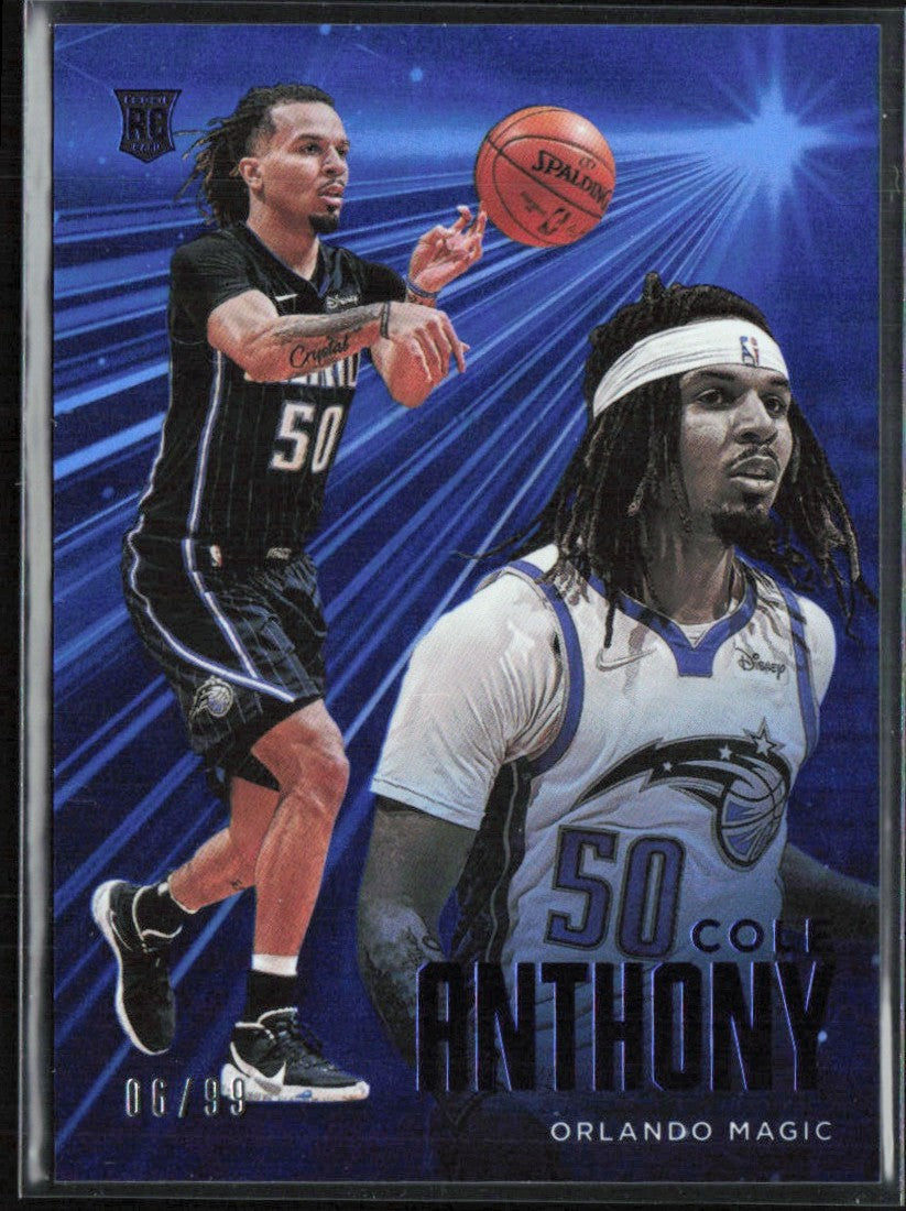 Cole Anthony 2020 Panini Chronicles Blue RC /99 #211 Orlando Magic