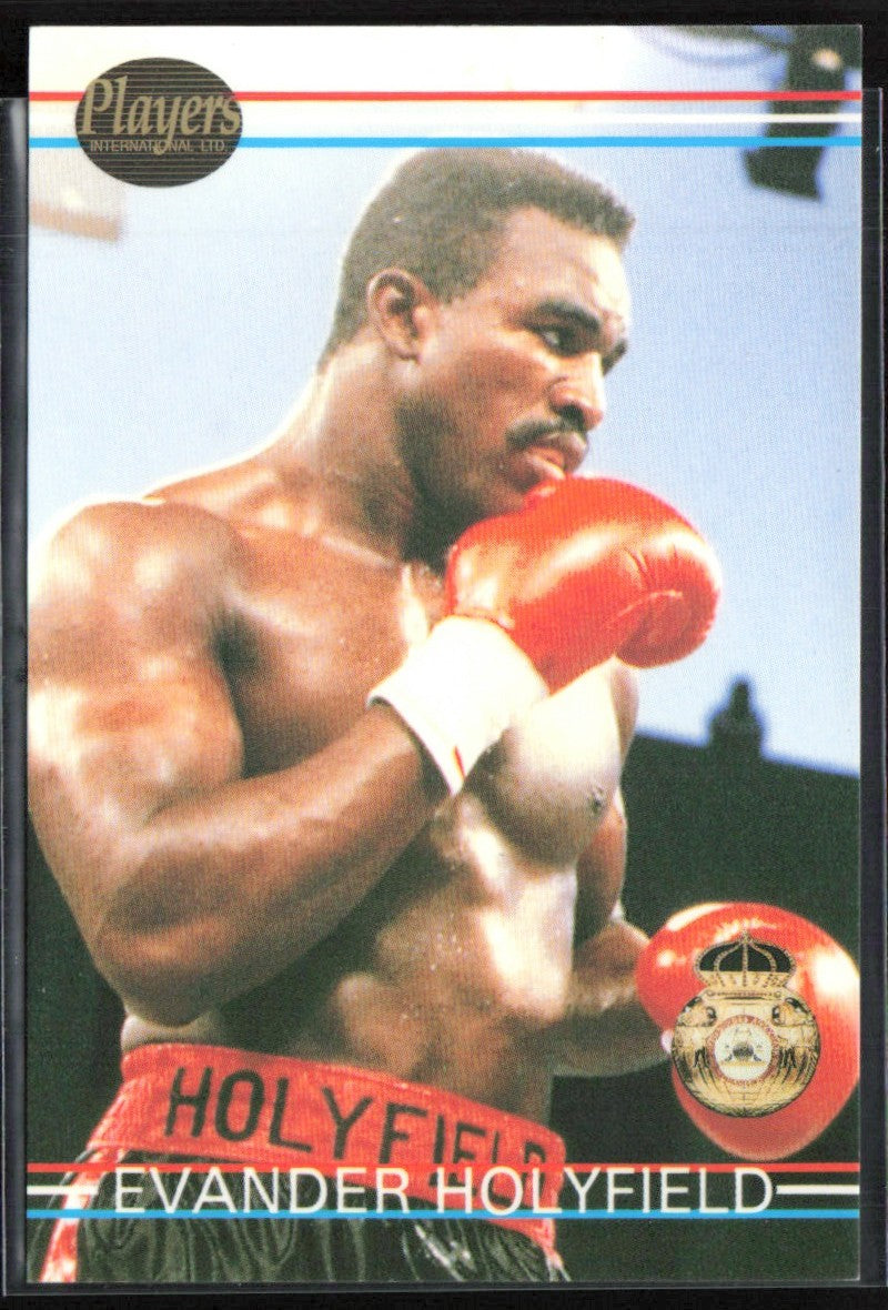 Evander Holyfield 1990 Players International Sample #1