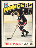 Phil Esposito 1976 O-Pee-Chee #245 New York Rangers