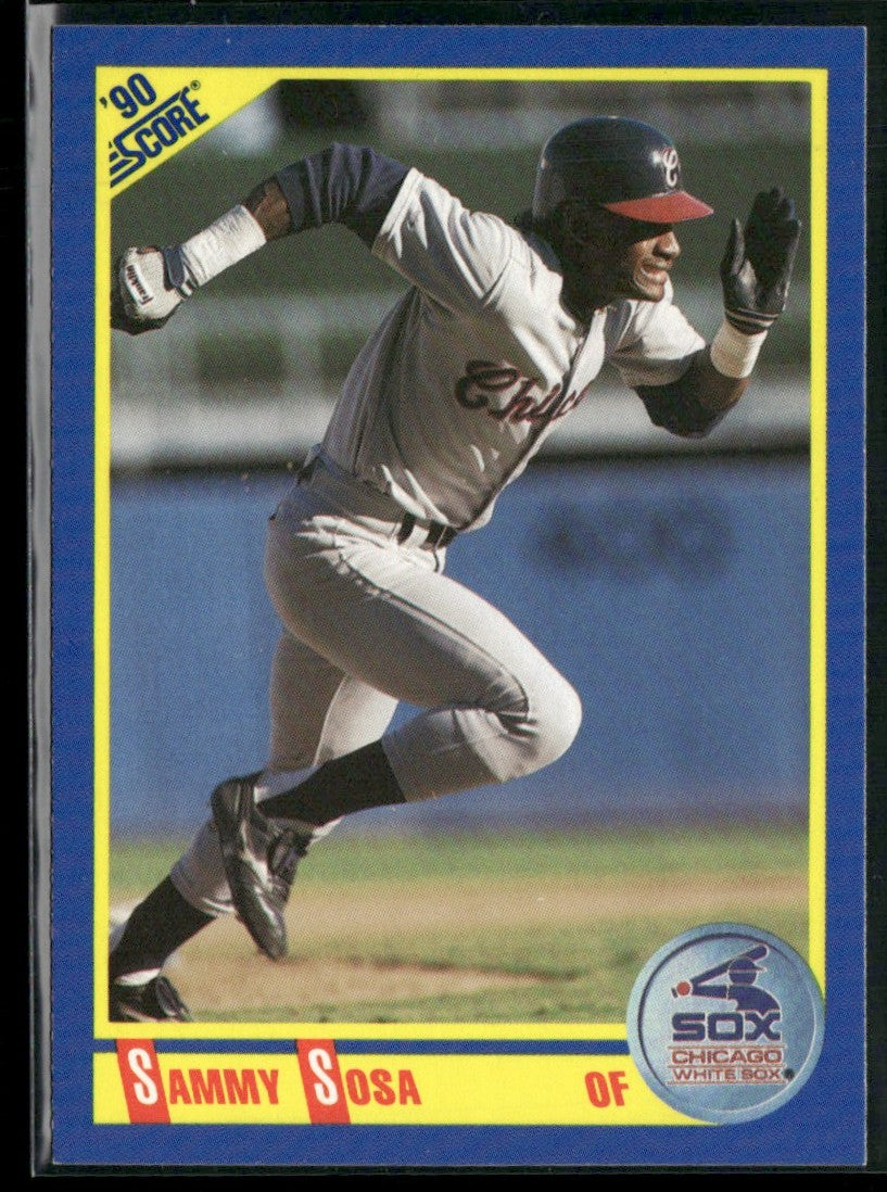 Sammy Sosa 1990 Score RC #558 Chicago White Sox