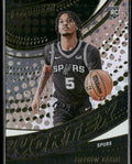 Stephon Castle 2024 Panini Revolution Vortex RC #19 San Antonio Spurs