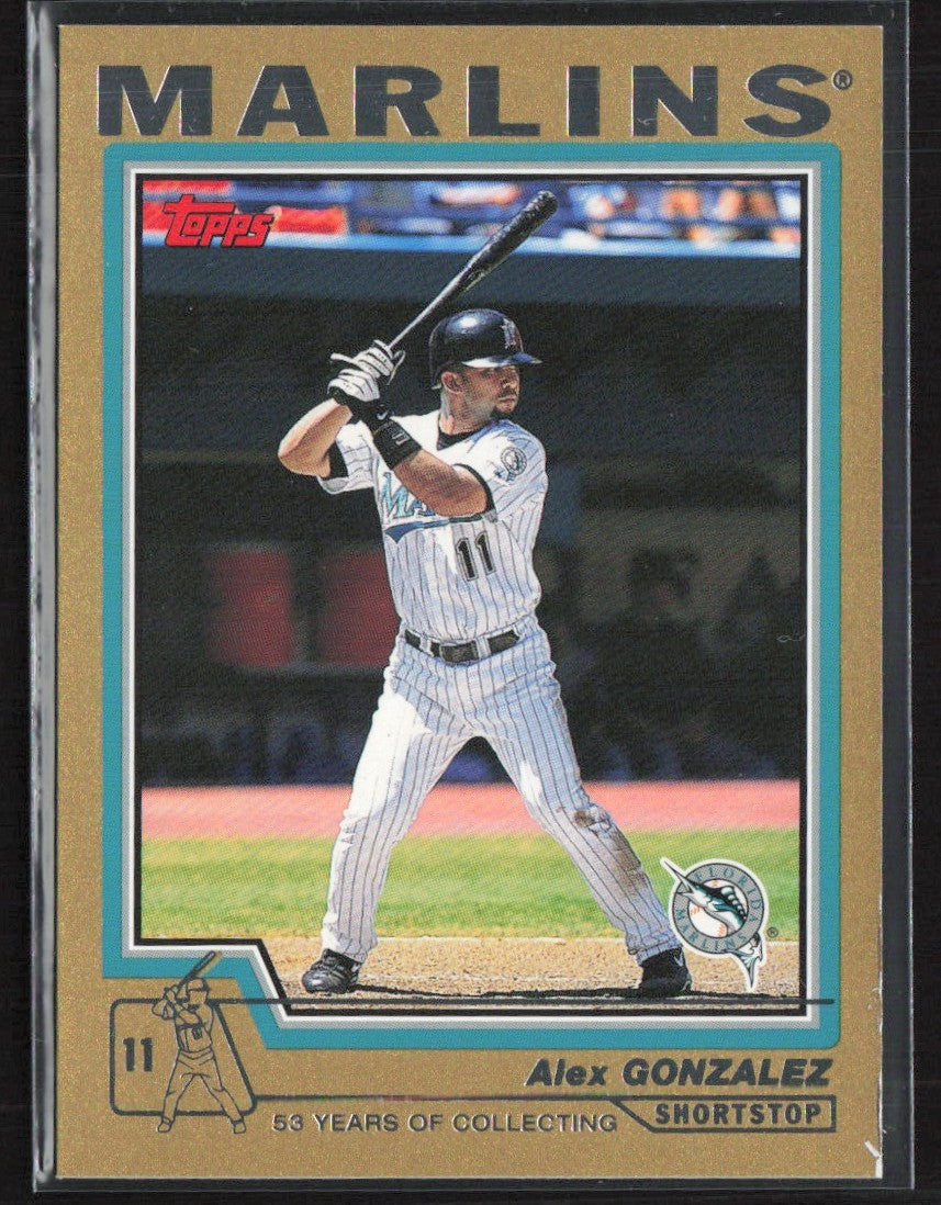 Alex Gonzalez 2004 Topps Gold /2004 #144 Florida Marlins