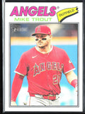 Mike Trout 2026 Topps Heritage #163 Los Angeles Angels