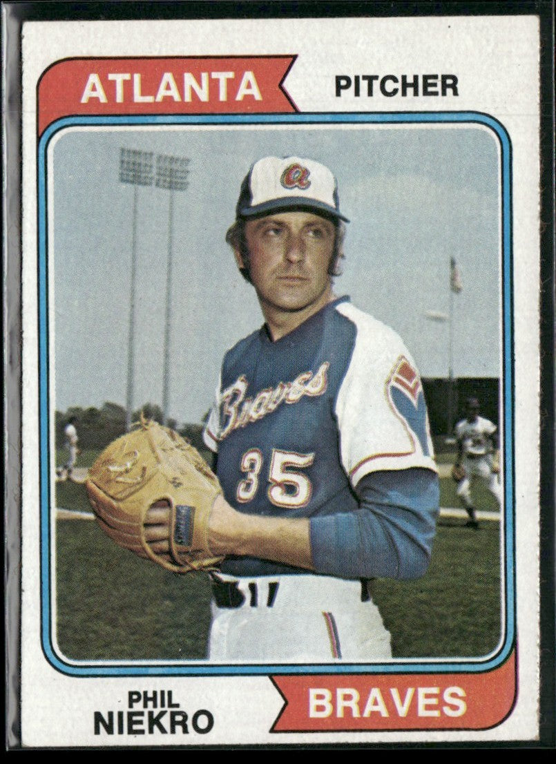 Phil Niekro 1974 Topps #29 Atlanta Braves