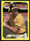 Mark McGwire 1989 Classic #121 Oakland Athletics