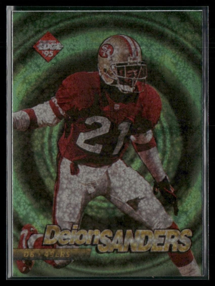 Deion Sanders 1995 Collector's Edge Tech #8 San Francisco 49ers