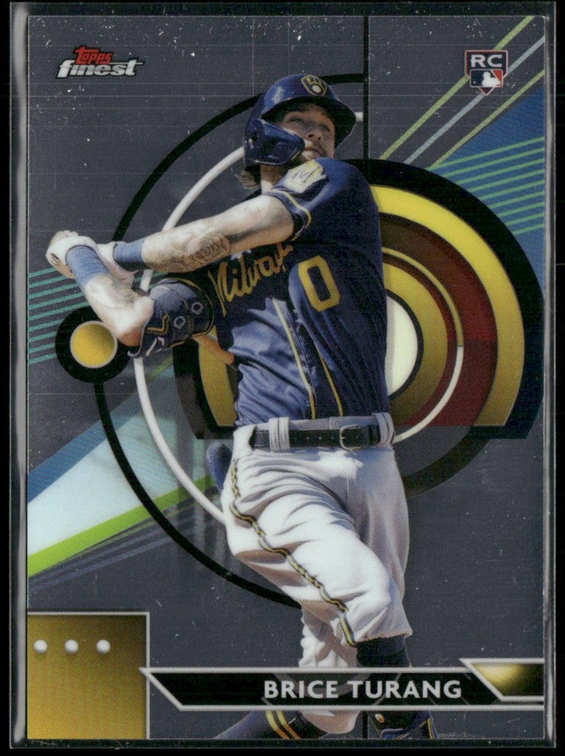 Brice Turang 2023 Topps Finest RC #43 Milwaukee Brewers