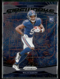 Malik Nabers 2024 Panini Prizm Fireworks RC #21 New York Giants