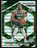 Giannis Antetokounmpo 2024 Panini Mosaic Epic Performers Silver Prizm #7