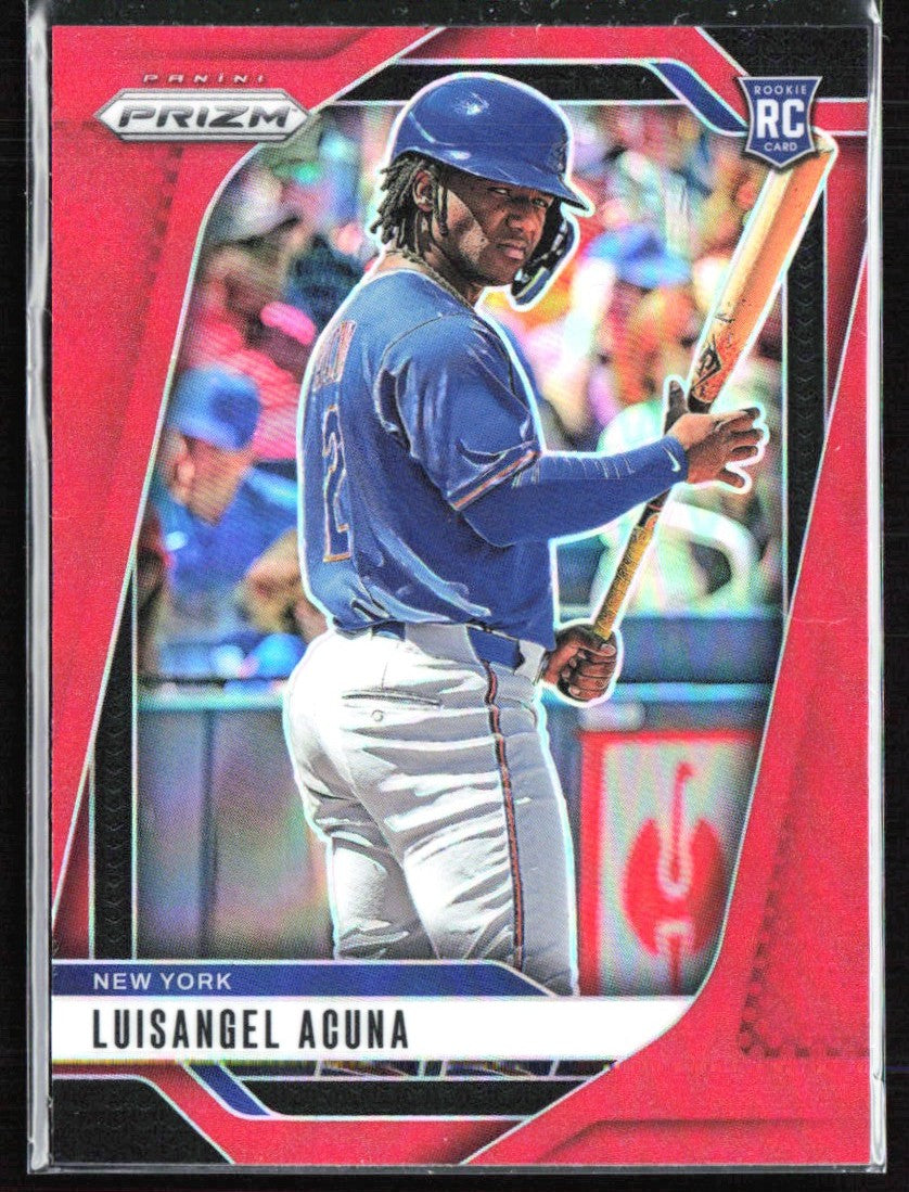 Luisangel Acuna 2025 Panini Prizm Red RC /299 #295 New York Mets