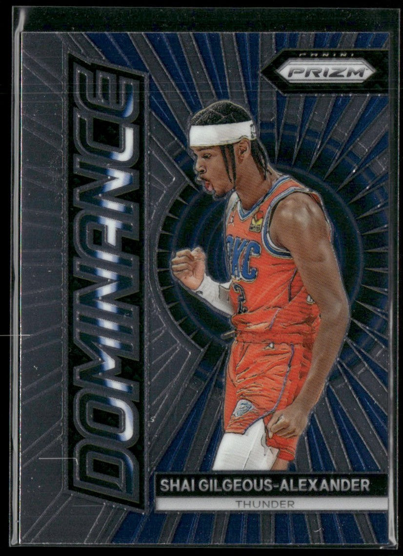 Shai Gilgeous-Alexander 2023 Panini Prizm Dominance #22 Oklahoma City Thunder
