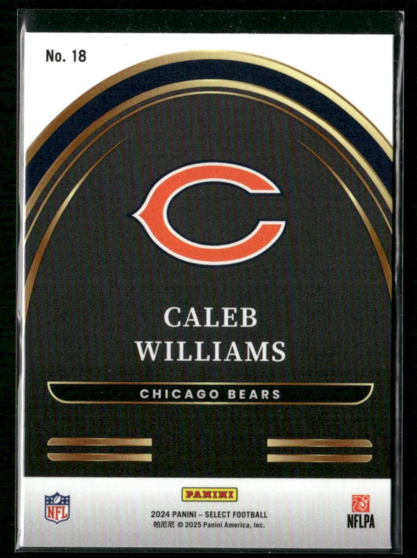 Caleb Williams 2024 Panini Select Future RC #18 Chicago Bears